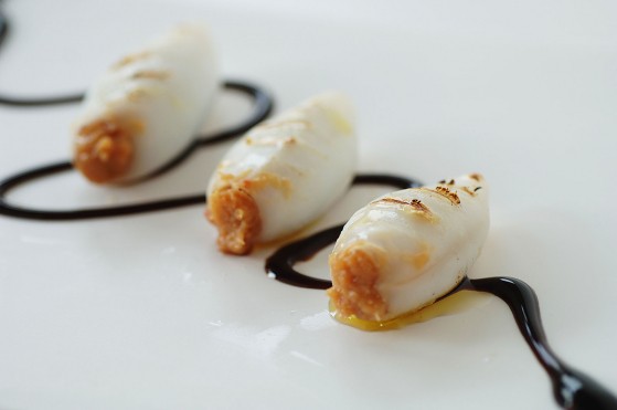 Calamares med räkfyllning