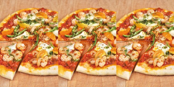 pizza med vannameiräka