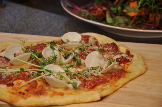 Pizza vongole