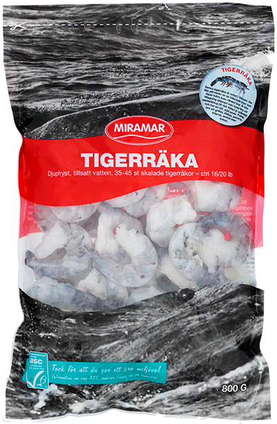 Tigerräka skalad 16/20, ASC