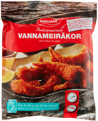 Pankopanerade vannameiräkor, ASC